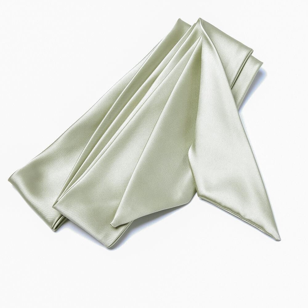 Fossil Green Flower Girl Sash