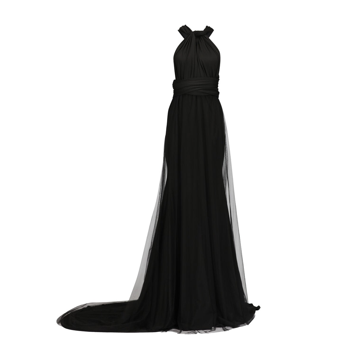 Black Fishtail Multiway Dress
