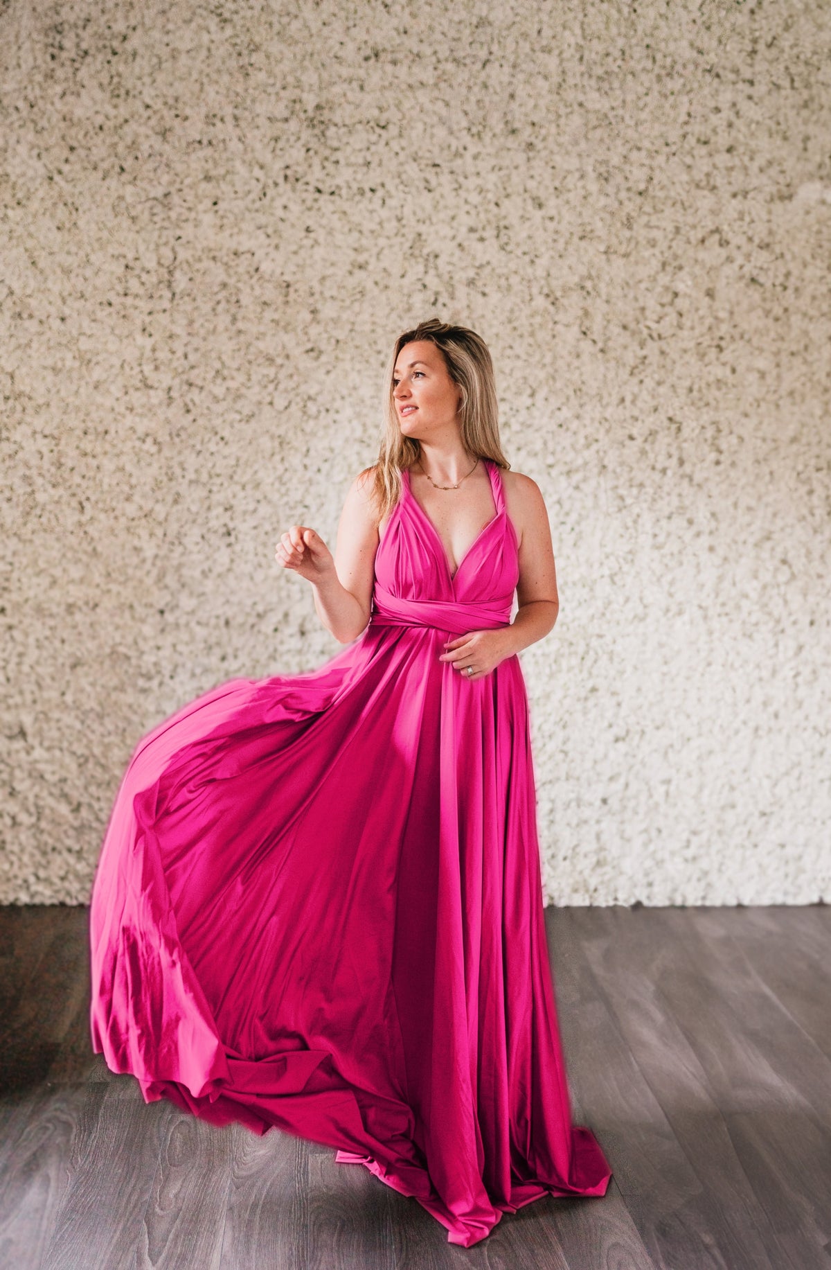 Hot Pink Multiway Dress