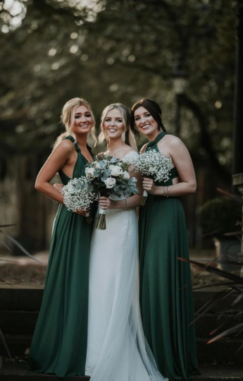Forest Green Multiway Dress