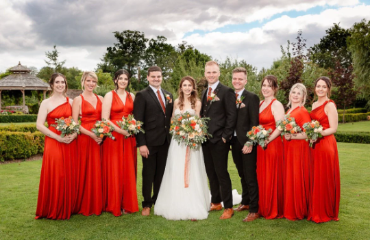 Rust Orange Multiway Dress