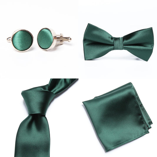 Forest Green Groomsmen Accessories
