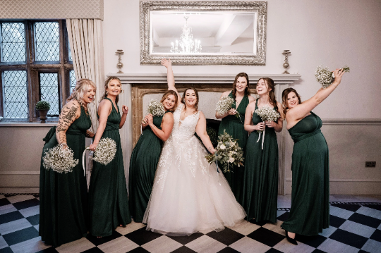 Hunter Green Multiway Dress