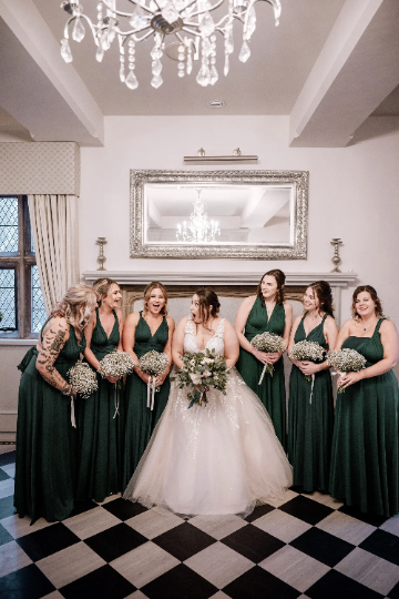 Hunter Green Multiway Dress
