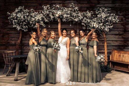 Olive Green Multiway Dress