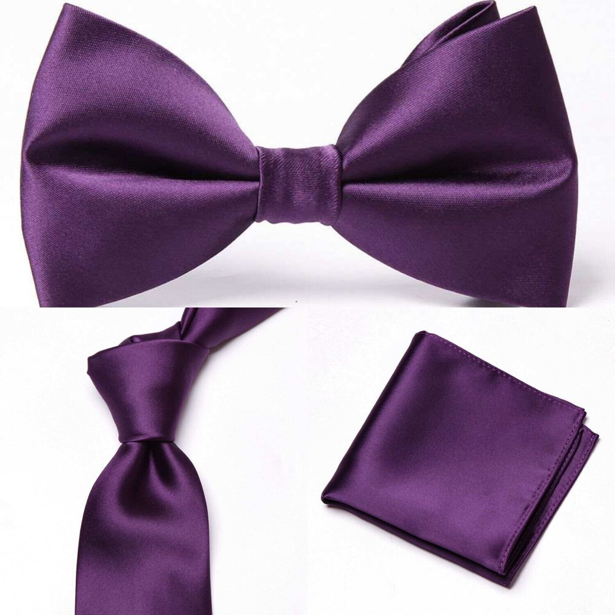 Aubergine Groomsmen Accessories