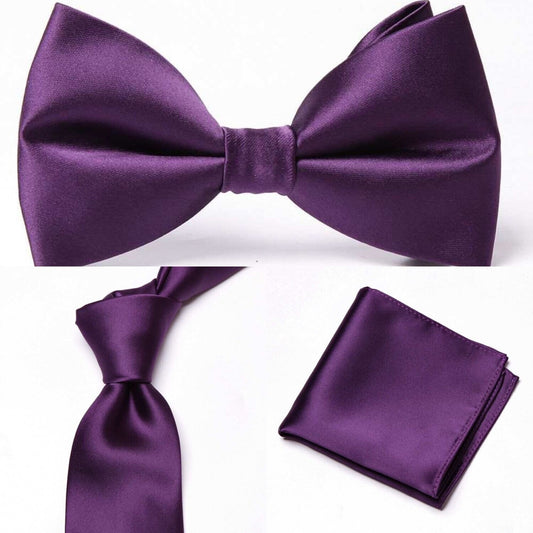 Aubergine Groomsmen Accessories