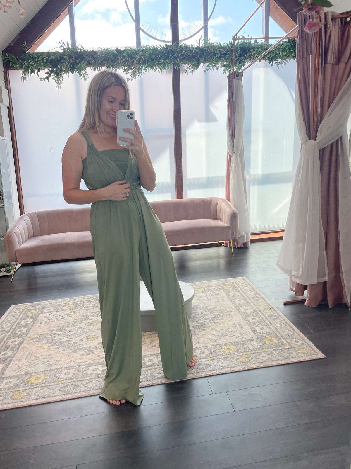 Olive Green Multiway Jumpsuit