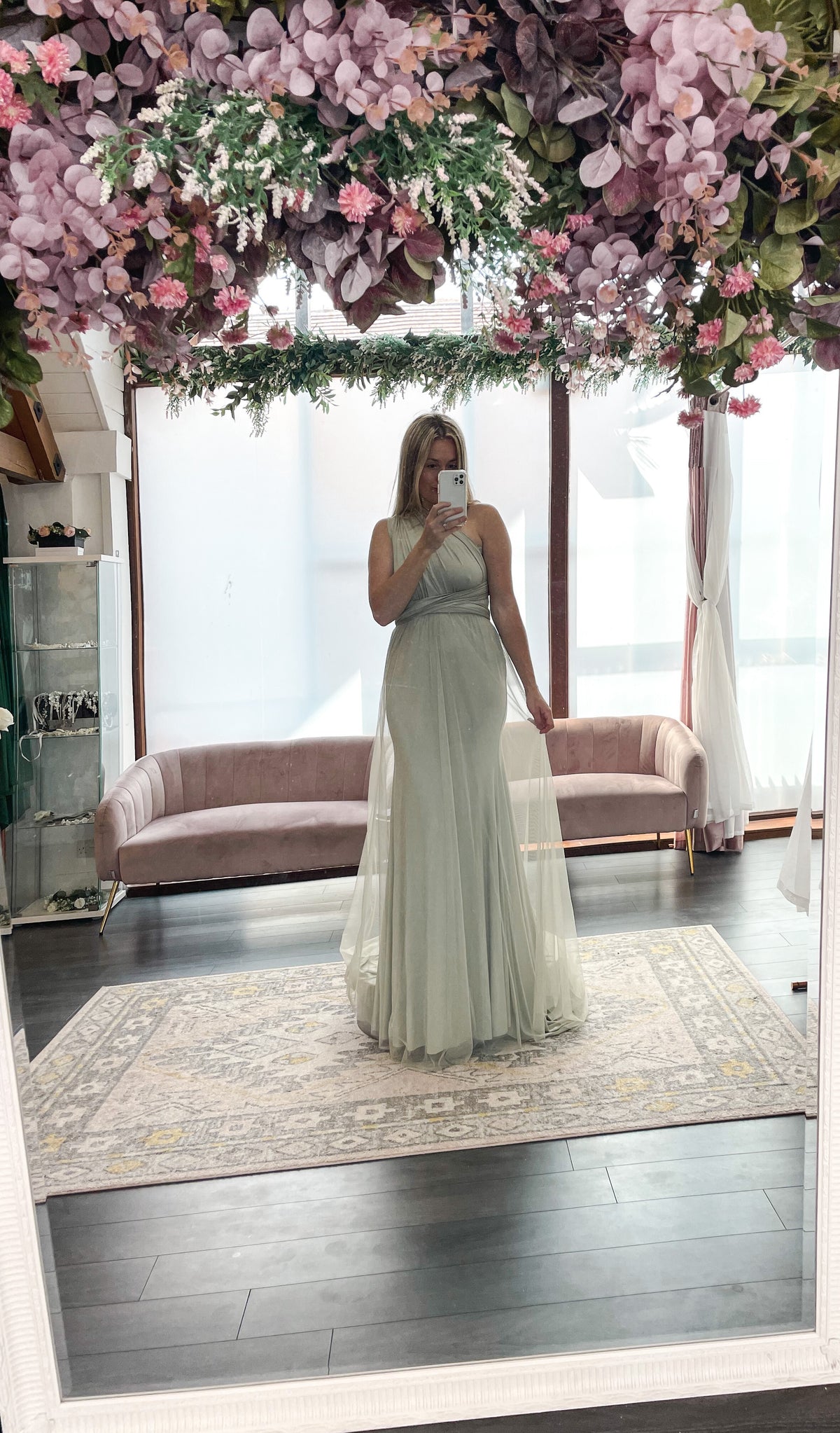 Blush Pink Fishtail Multiway Dress