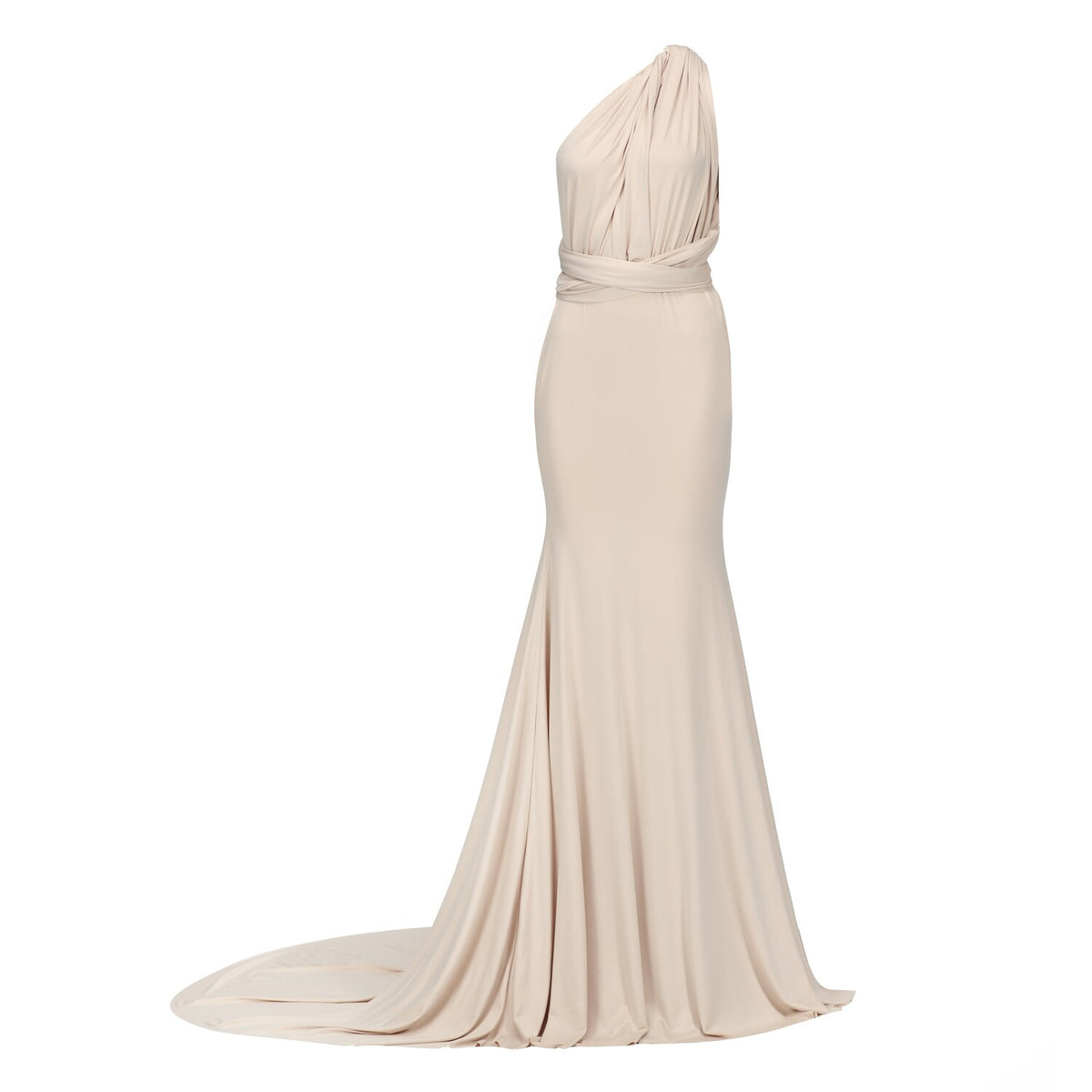 Oyster Fishtail Multiway Dress