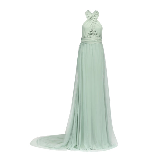 Sage Green Fishtail Multiway Dress