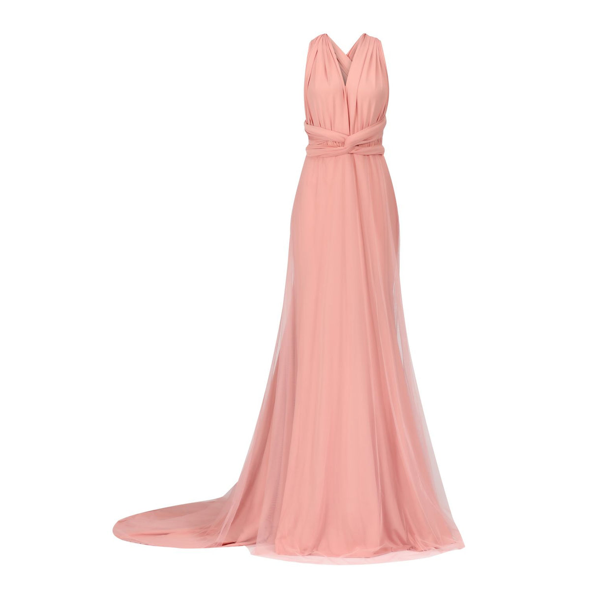 Dusky Pink Fishtail Multiway Dress