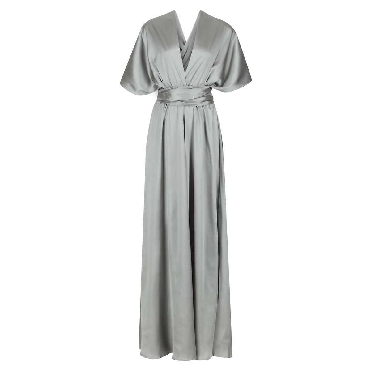 Olive Satin Multiway Dress