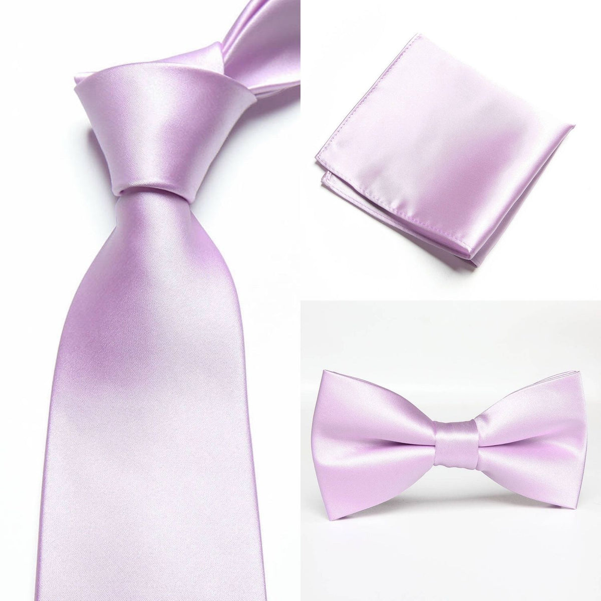 Lilac Accessories - Tie and Pocket Square