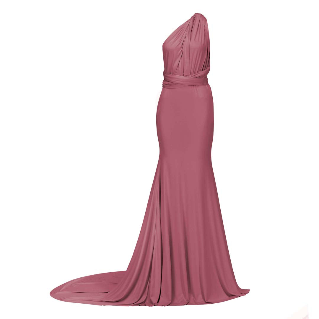Dusky Rose Fishtail Multiway Dress