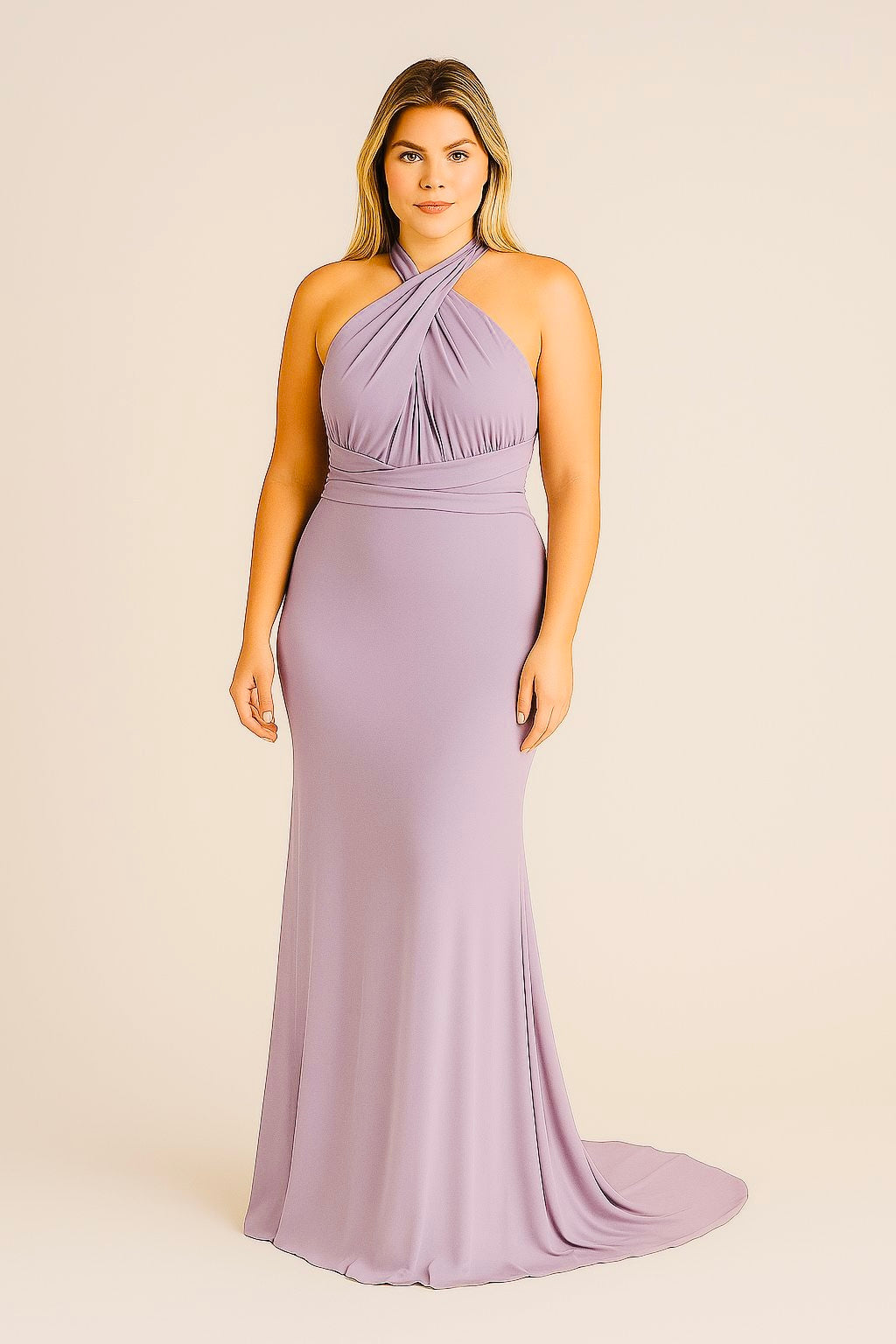 Lilac Fishtail Multiway Dress