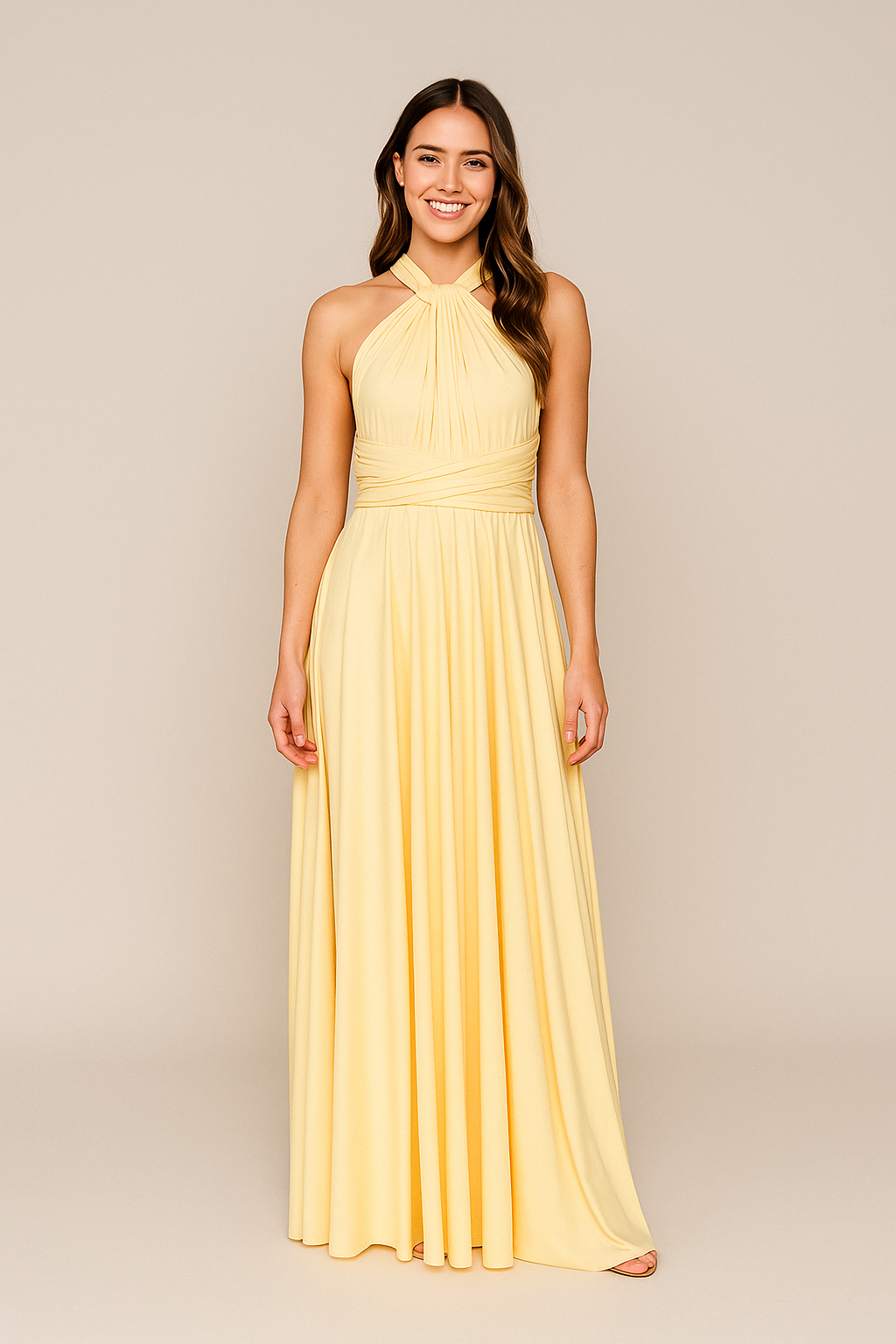 Lemon Yellow Multiway Dress