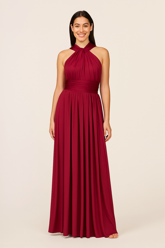 Burgundy Multiway Dress