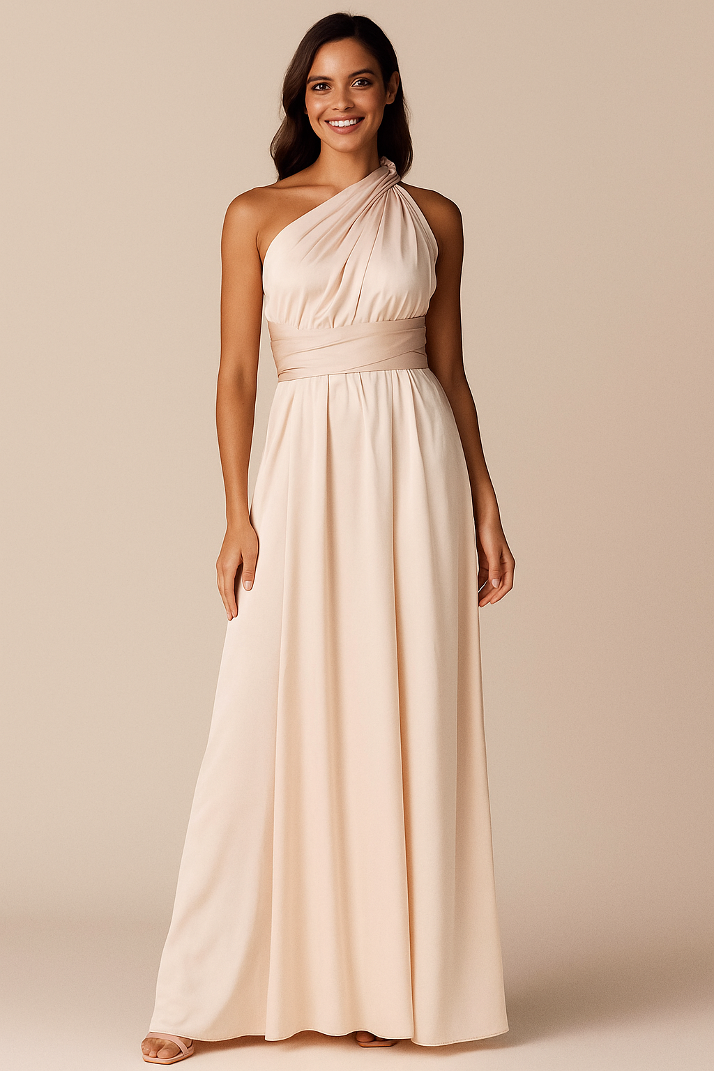 Pearl Satin Multiway Dress