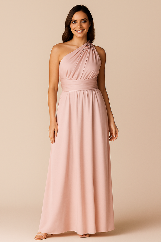 Rose Satin Multiway Dress