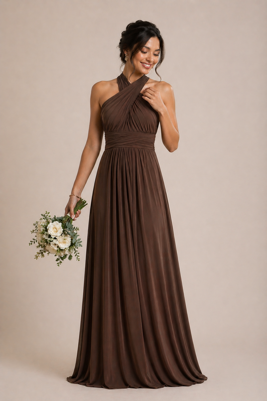 Chocolate Brown Multiway Dress